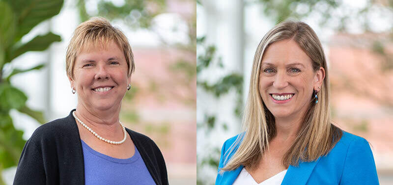 <p><em>Lawrie Kobza (left) and Nikki Schram (right) were recently named Women in Law honorees by the Wisconsin Law journal.</em></p>
