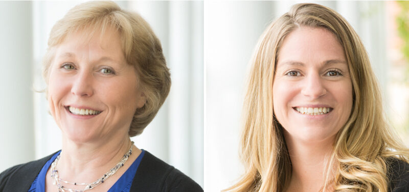 <p>Legal assistants Char Ploessl (left) and Nadia Riese (right) were recently recognized by the Wisconsin Law Journal for demonstrating excellence in their field.</p>