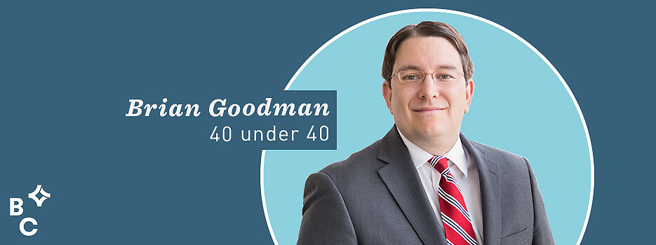 Brian Goodman Recognized in 40 Under 40 Class of 2023