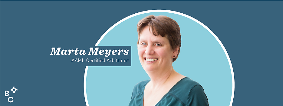Attorney Marta Meyers Certified as an AAML Arbitrator
